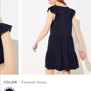 Tired LOFT Flutter Dress